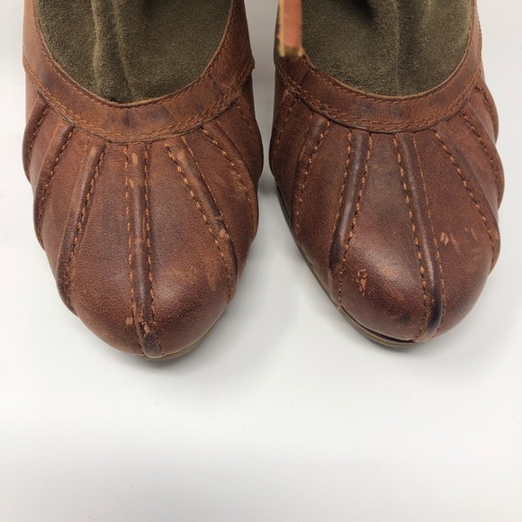 Rockport courtlyn duck bootie toffee olive 5.5 - Picture 3 of 7